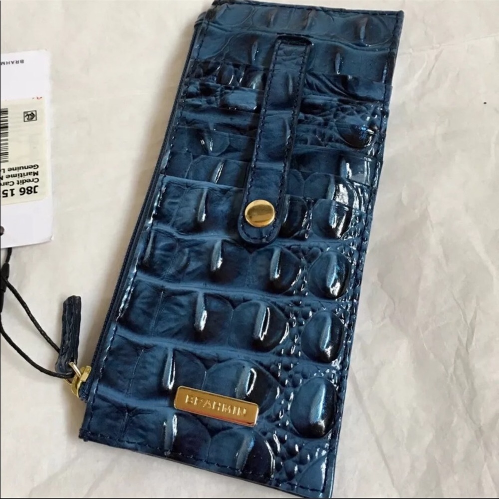 &FIRM$ NWT BRAHMIN MARITIME Credit Card Wallet